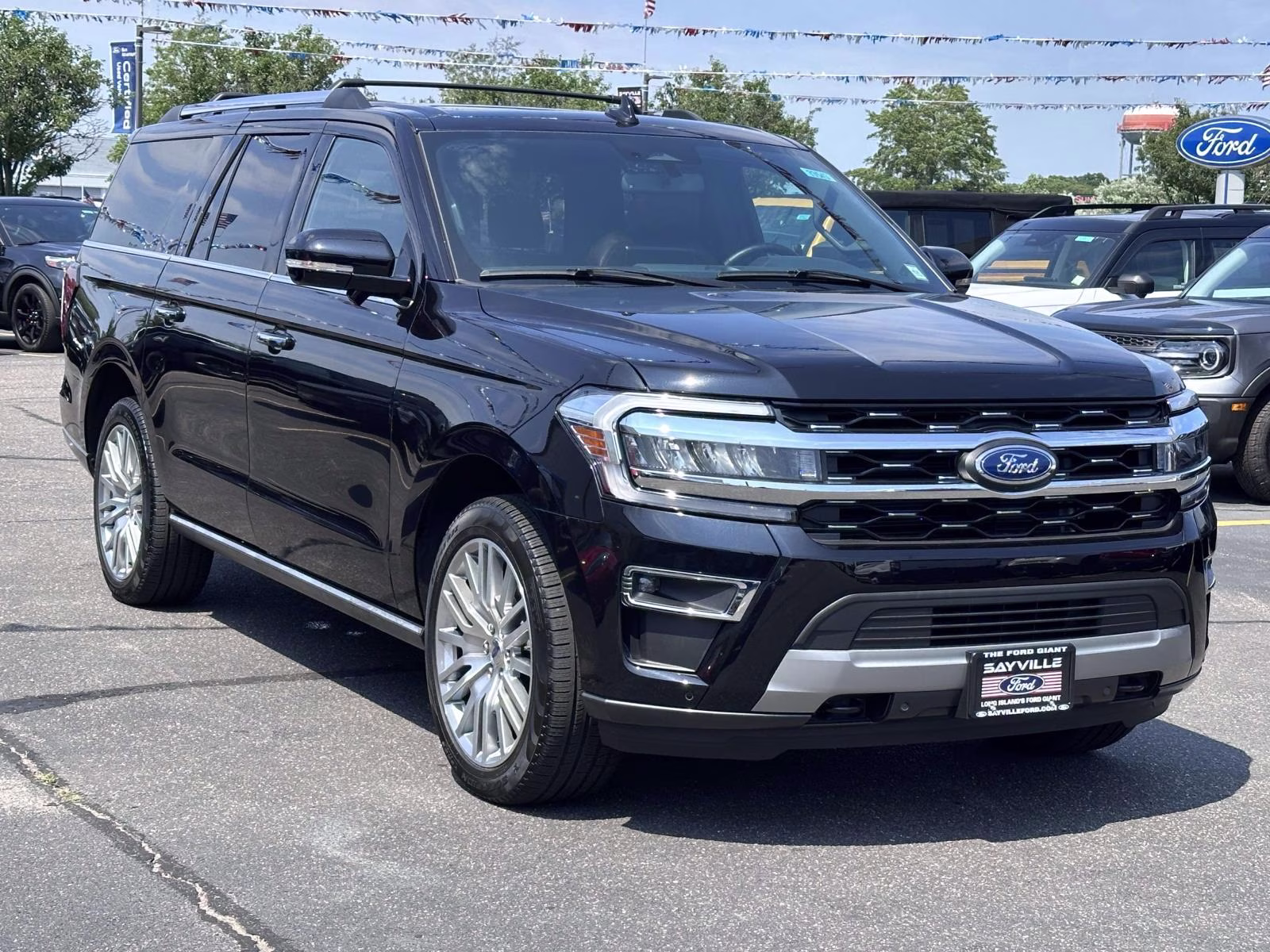 2024 Agate Black Metallic Ford Expedition Max Limited 4x4 4X4 SUV