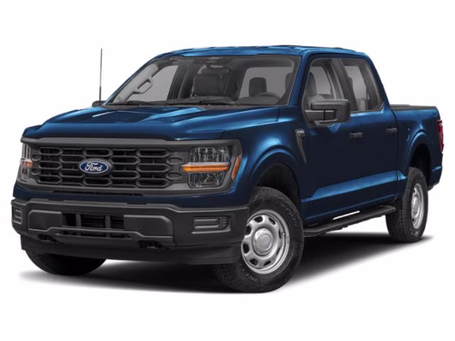 2024 Antimatter Blue Metallic Ford F-150 XL 4X4 Truck