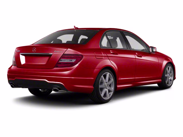 2013 Red Mercedes-Benz C-Class C300 4MATIC AWD Sedan