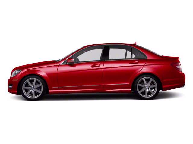 2013 Red Mercedes-Benz C-Class C300 4MATIC AWD Sedan