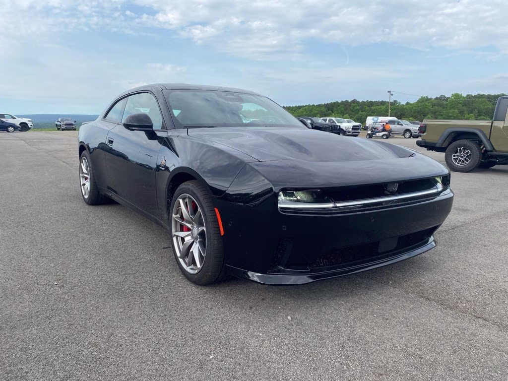 2025 Diamond Black Crystal Pearlcoat Dodge Charger Daytona Scat Pack AWD Coupe