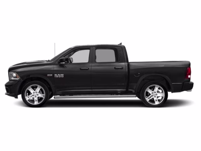 2018 Brilliant Black Crystal Pearlcoat Ram 1500 Night 4X4 Truck
