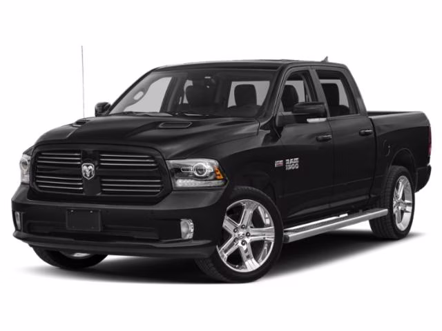 2018 Brilliant Black Crystal Pearlcoat Ram 1500 Night 4X4 Truck