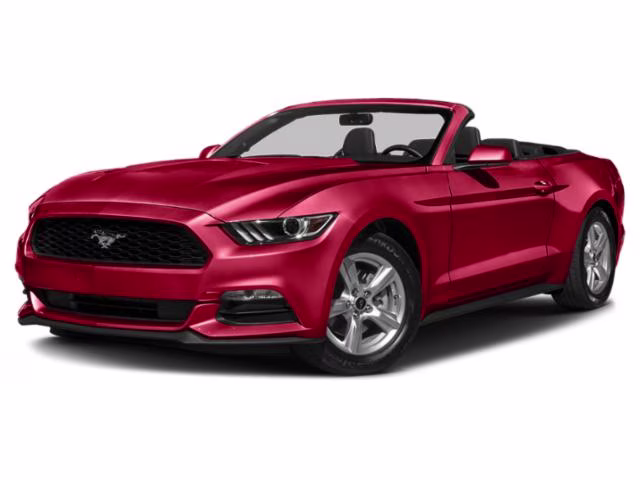 2015 Race Red Ford Mustang EcoBoost Premium RWD Convertible