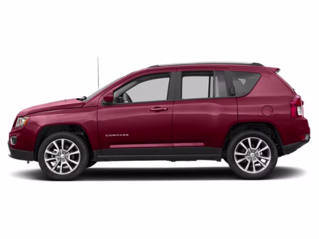 2015 Deep Cherry Red Crystal Pearlcoat Jeep Compass Latitude FWD SUV