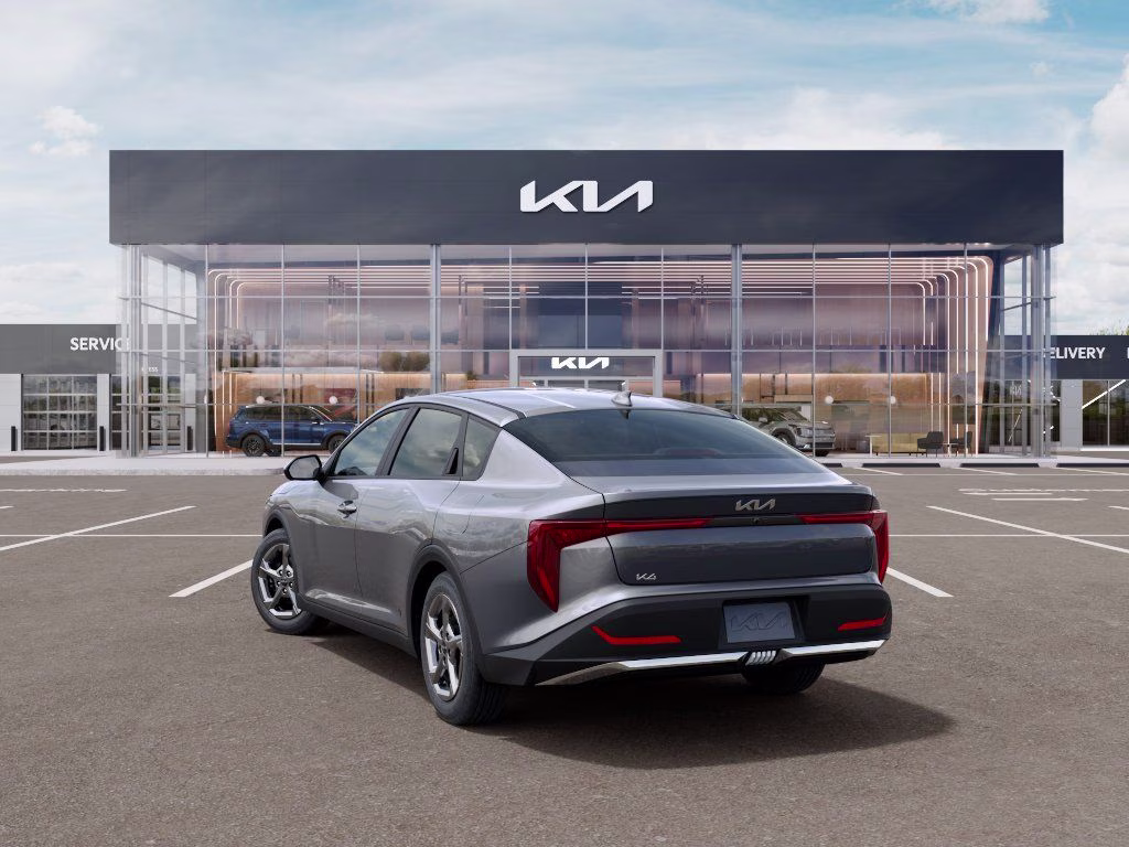 2026 Steel Gray Kia K4 LXS FWD Sedan