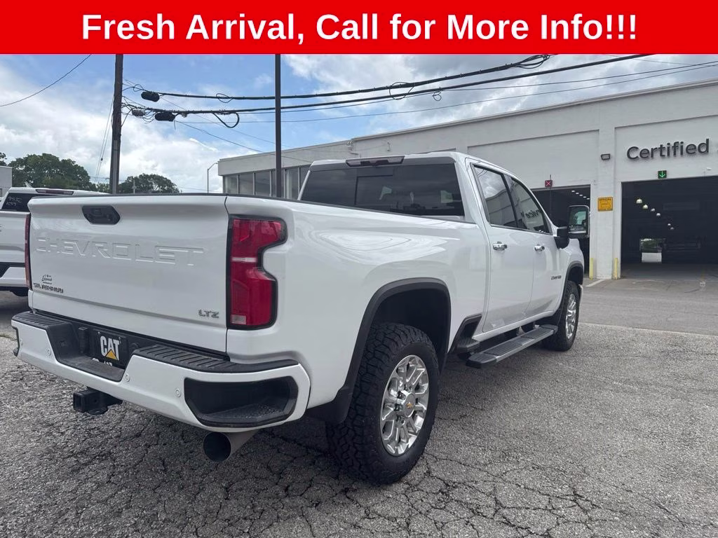 2024 Summit White Chevrolet Silverado 2500HD LTZ 4X4 Truck