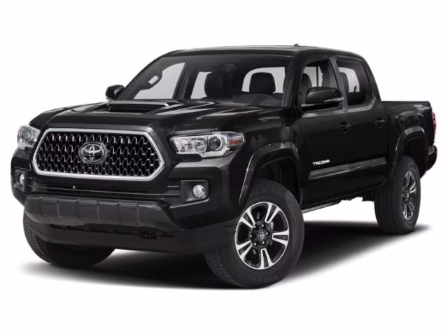 2019 Midnight Black Metallic Toyota Tacoma TRD Sport RWD Truck