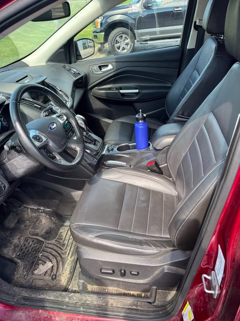2014 Ruby Red Ford Escape Titanium FWD SUV