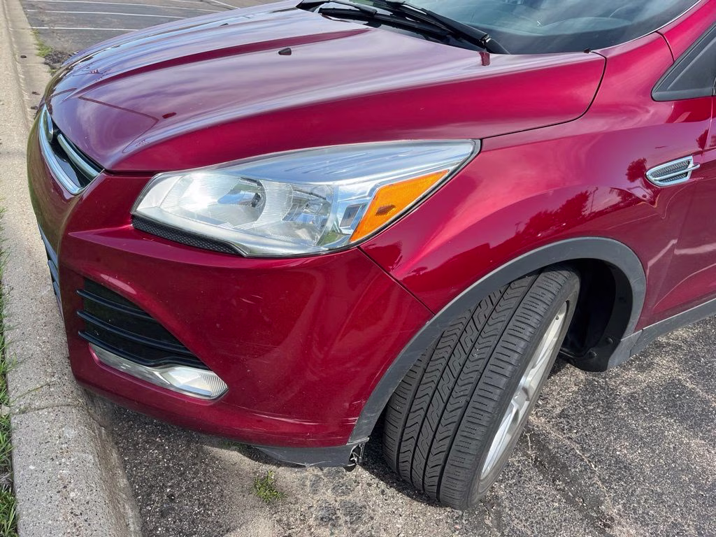 2014 Ruby Red Ford Escape Titanium FWD SUV