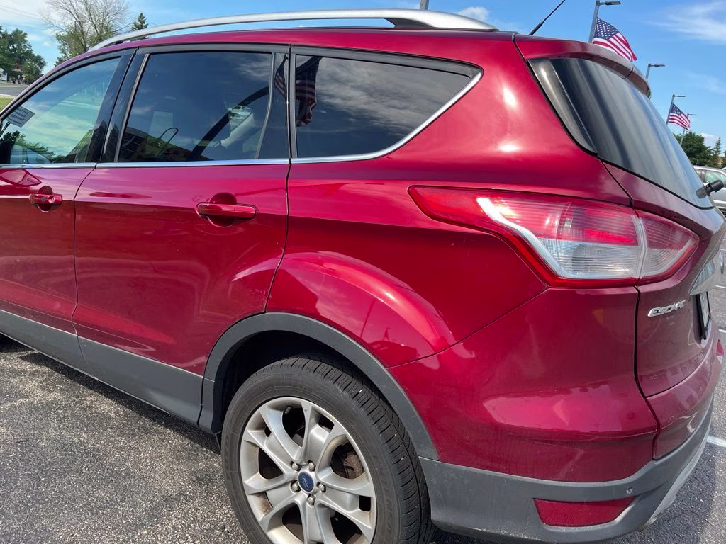 2014 Ruby Red Ford Escape Titanium FWD SUV