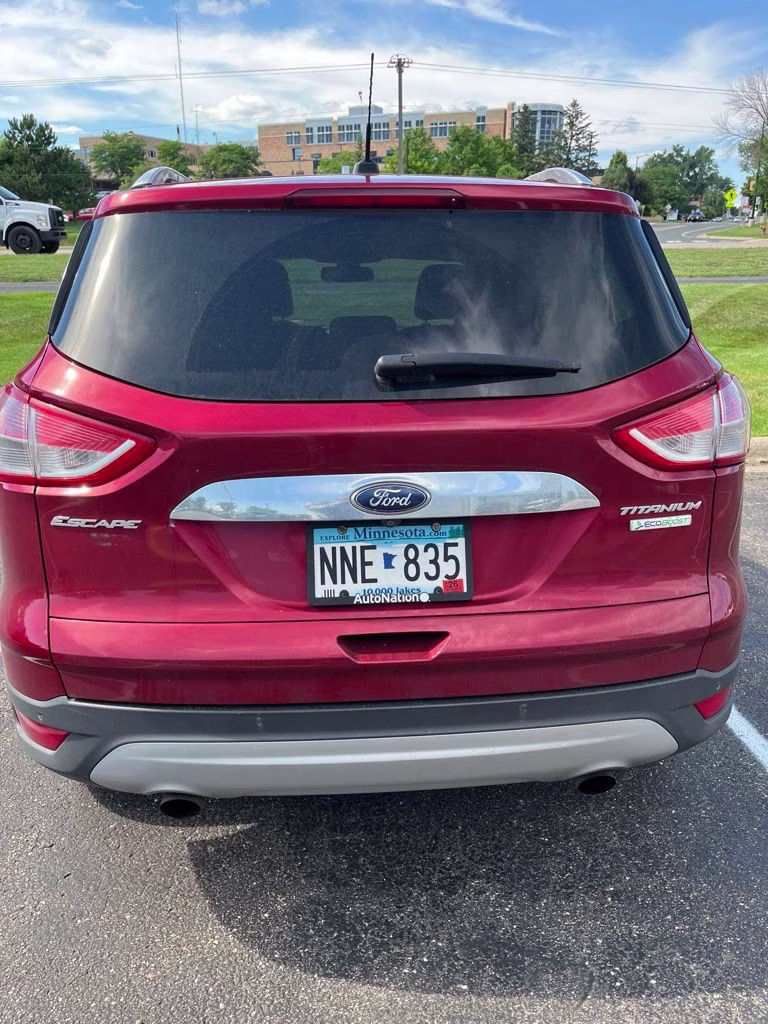 2014 Ruby Red Ford Escape Titanium FWD SUV