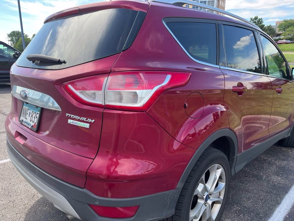 2014 Ruby Red Ford Escape Titanium FWD SUV