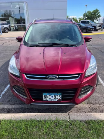 2014 Ruby Red Ford Escape Titanium FWD SUV