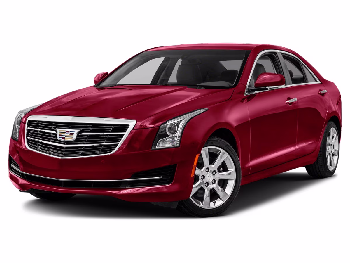 2016 Crystal White Cadillac ATS 3.6L Luxury AWD Sedan