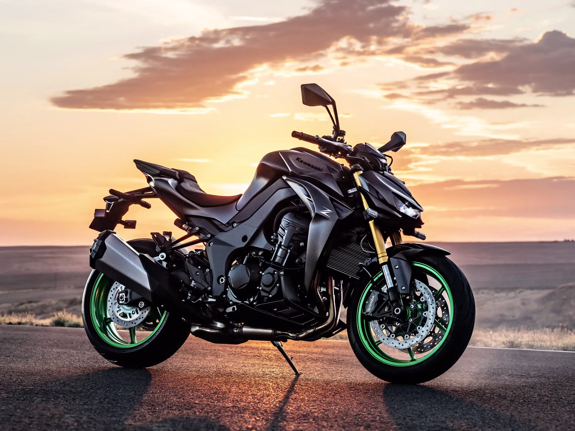 2026 Metallic Matte Graphenesteel Gray / Metallic Matte Carbon Gray Kawasaki Z1100 SE ABS Motorcycle