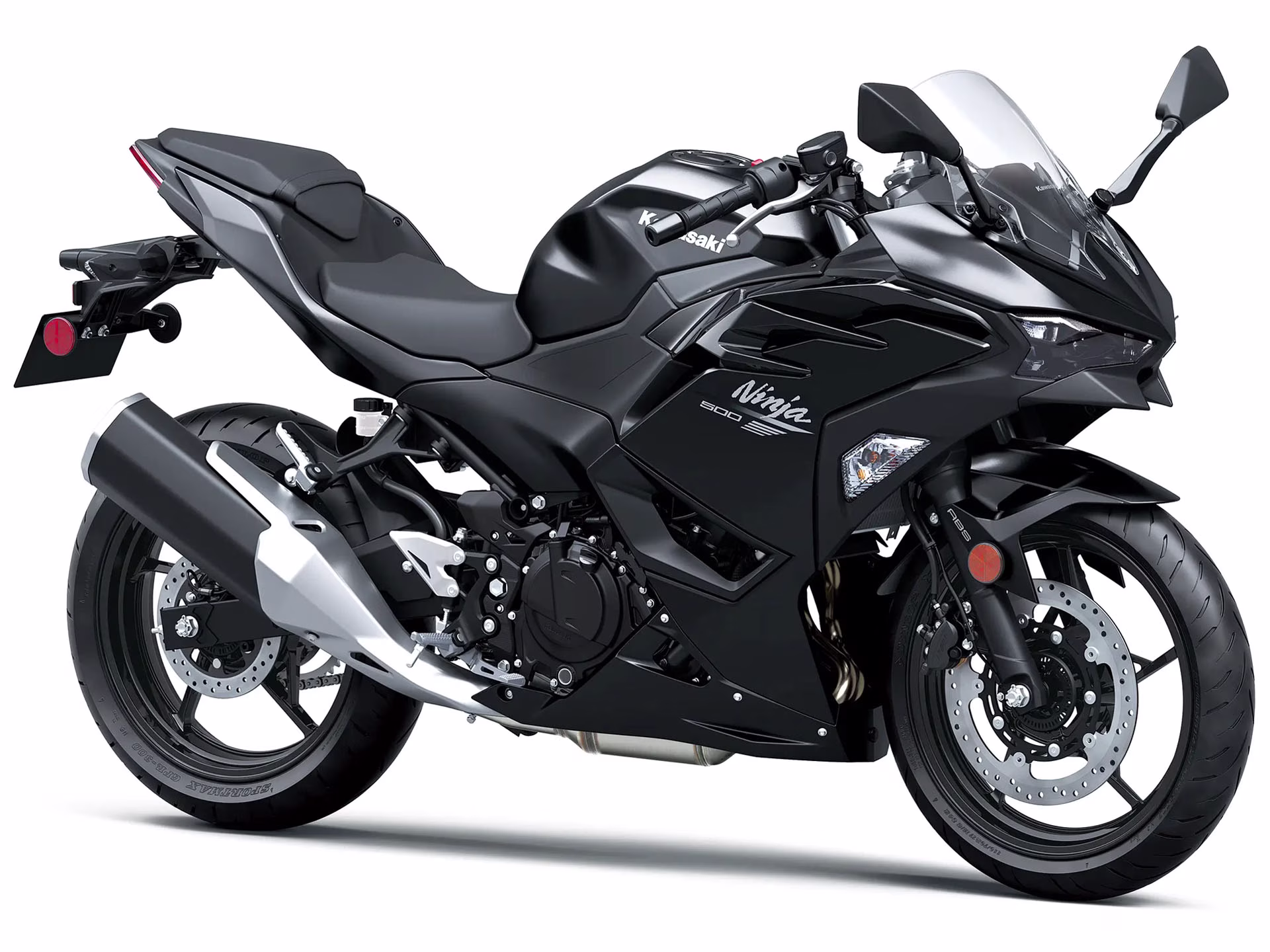 2026 Metallic Flat Spark Black / Metallic Spark Black Kawasaki Ninja 500 ABS Motorcycle