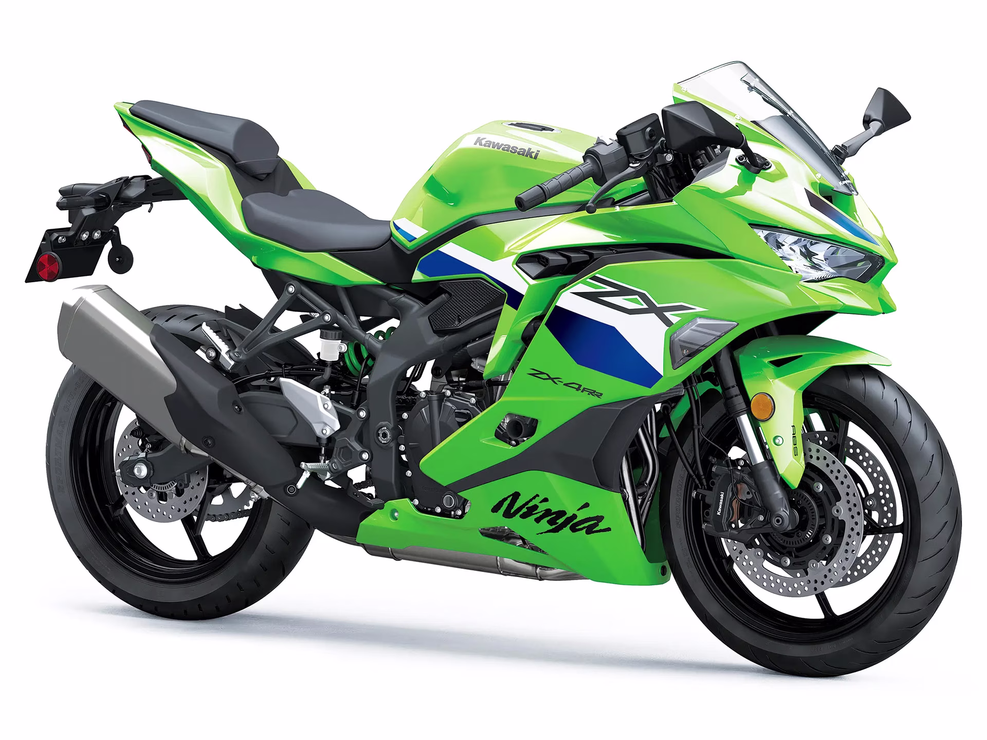 2026 Lime Green Kawasaki Ninja ZX-4RR ABS Motorcycle