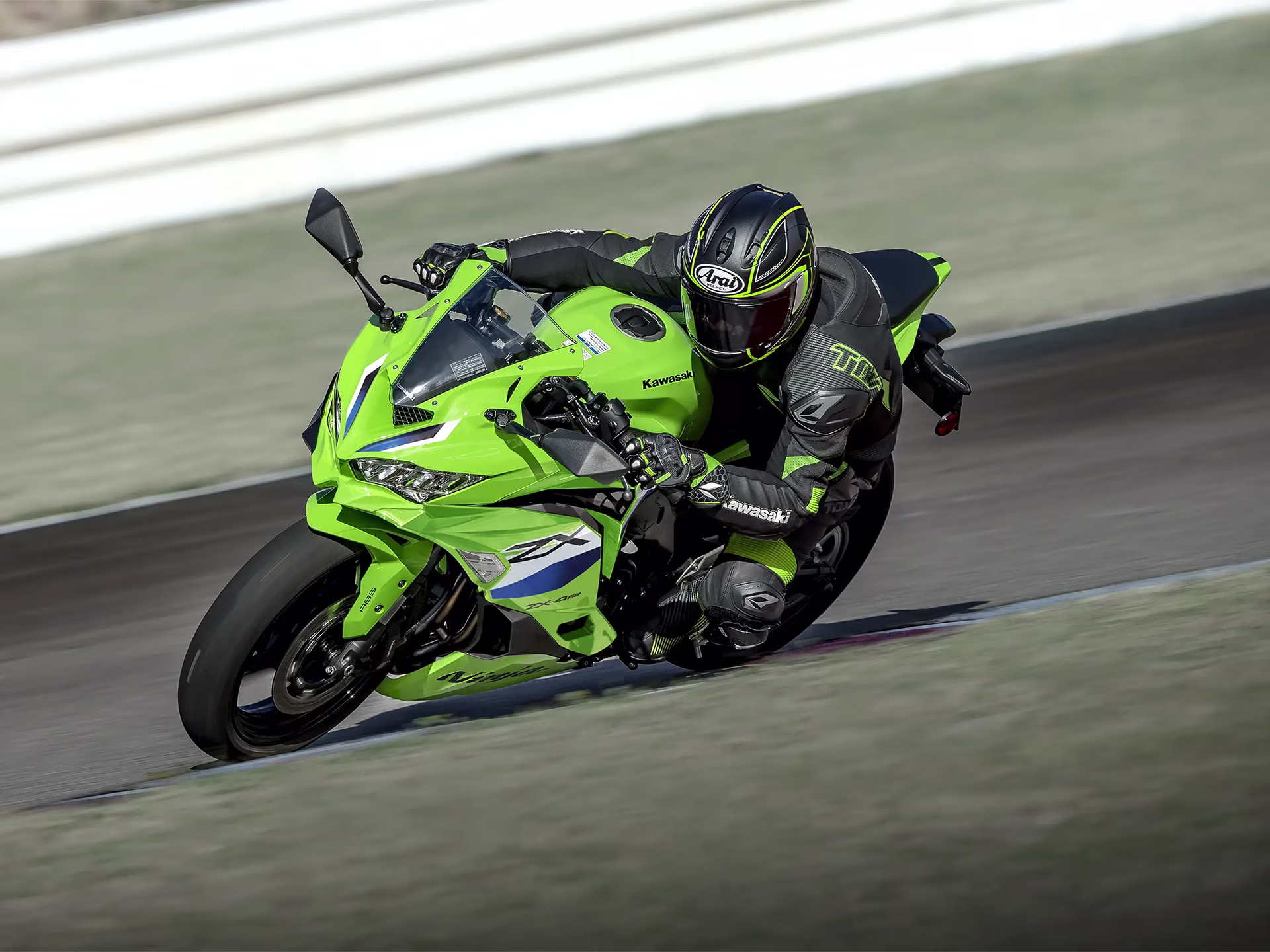 2026 Lime Green Kawasaki Ninja ZX-4RR ABS Motorcycle