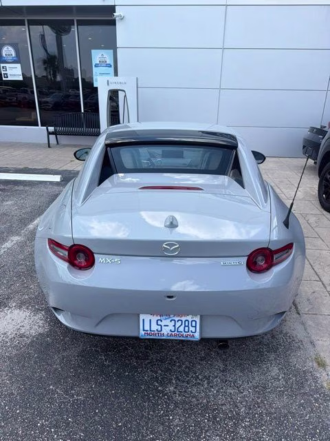 2025 Aero Gray Metallic Mazda MX-5 Miata RF Grand Touring RWD Convertible