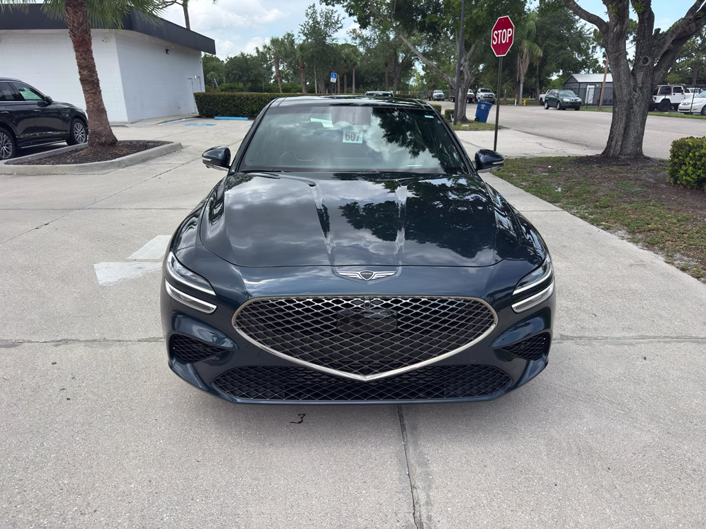 2024 Tasman Blue Genesis G70 3.3T Sport Advanced RWD Sedan
