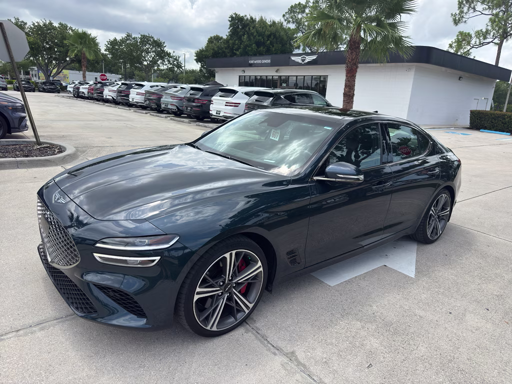 2024 Tasman Blue Genesis G70 3.3T Sport Advanced RWD Sedan