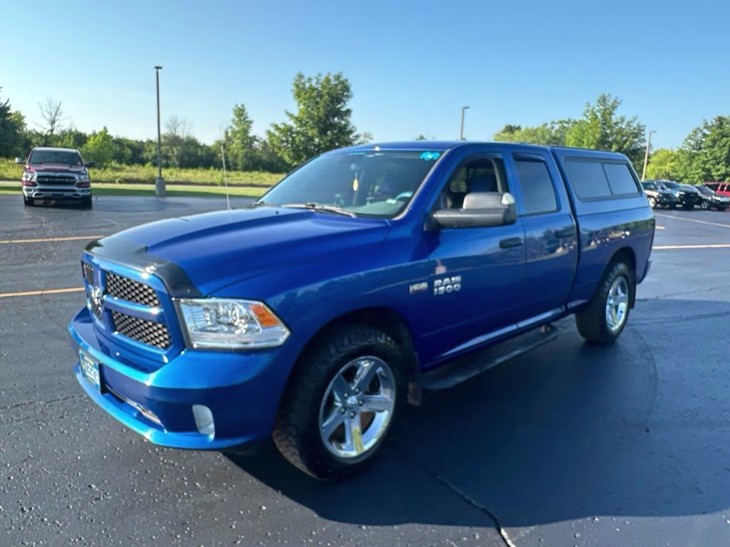 2017 Blue Streak Pearlcoat Ram 1500 Express 4X4 Truck