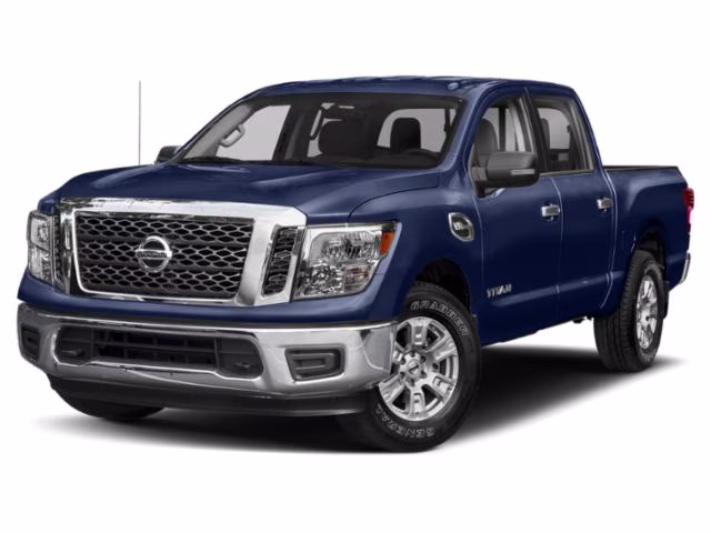 2019 Blue Nissan Titan SV 4X4 Truck