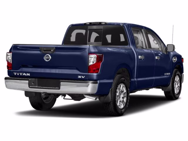 2019 Blue Nissan Titan SV 4X4 Truck