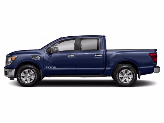 2019 Blue Nissan Titan SV 4X4 Truck