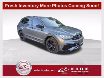 2023 Platinum Gray Metallic Volkswagen Tiguan 2.0T SE R-Line Black FWD SUV