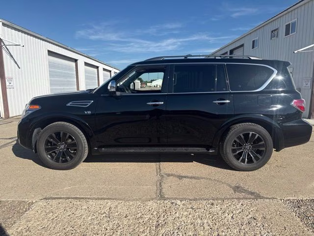 2020 Super Black Nissan Armada Platinum 4X4 SUV