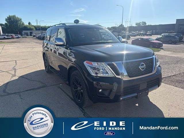 2020 Super Black Nissan Armada Platinum 4X4 SUV