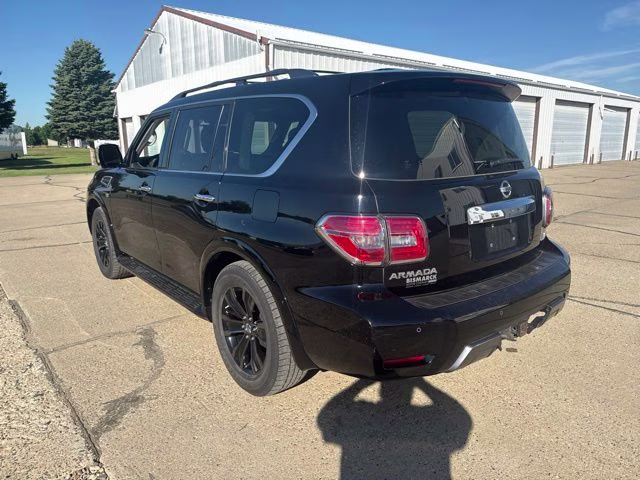 2020 Super Black Nissan Armada Platinum 4X4 SUV