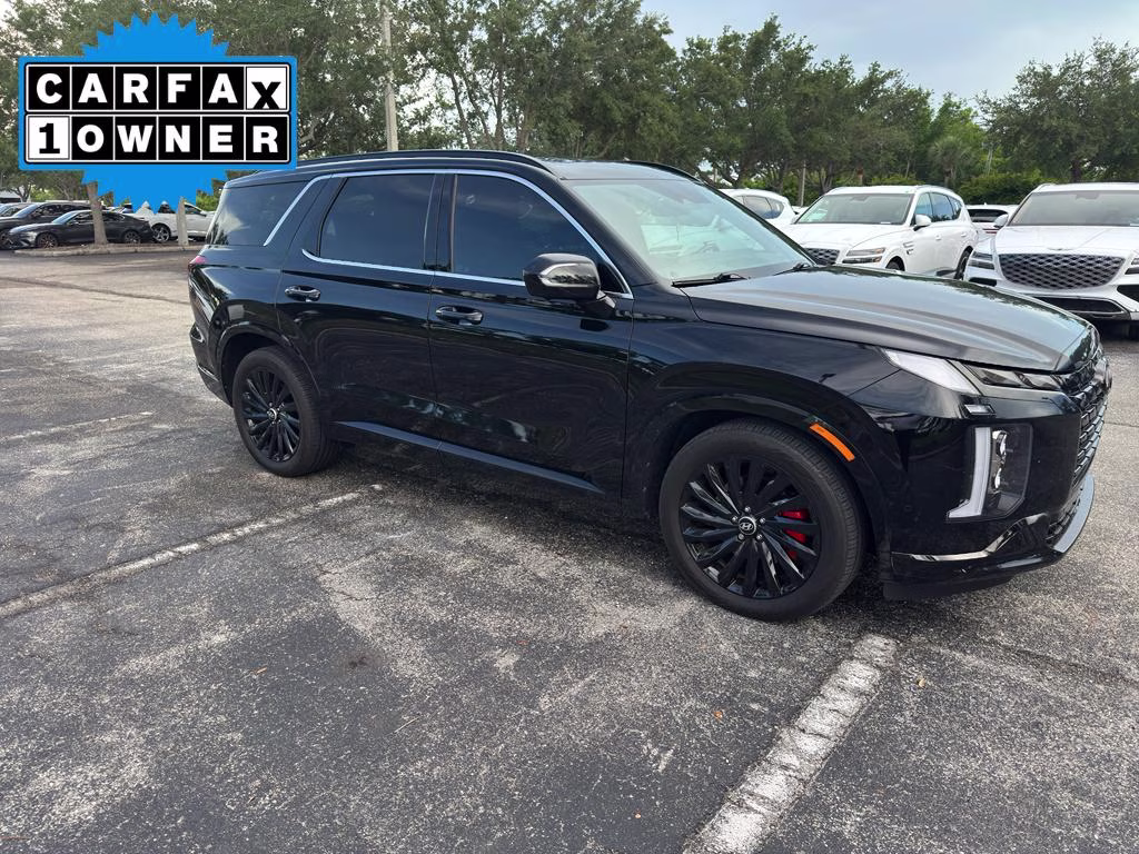 2025 Abyss Black Pearl Hyundai Palisade Calligraphy Night Edition AWD SUV