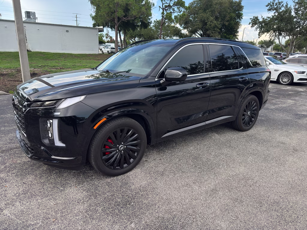 2025 Abyss Black Pearl Hyundai Palisade Calligraphy Night Edition AWD SUV