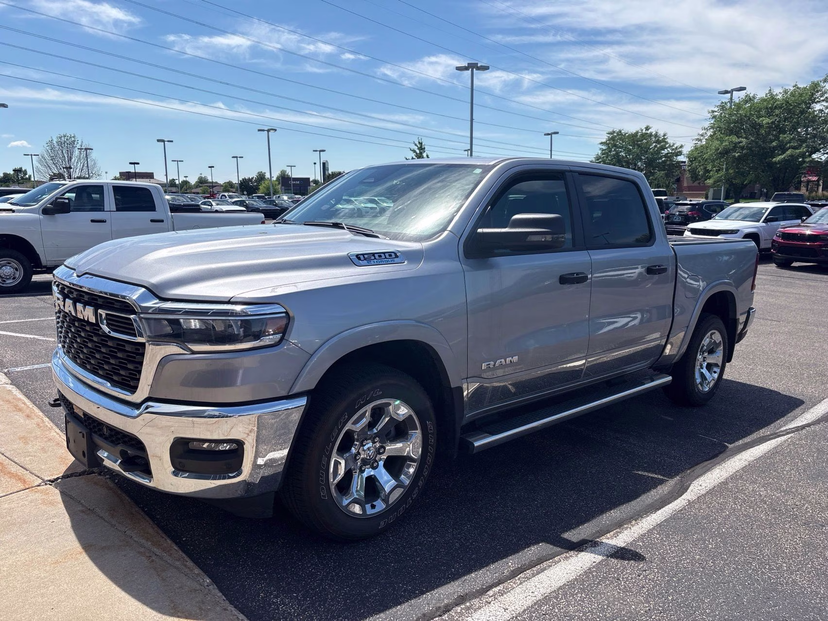 2025 Billet Silver Metallic Clearcoat Ram 1500 Big Horn/Lone Star 4X4 Truck