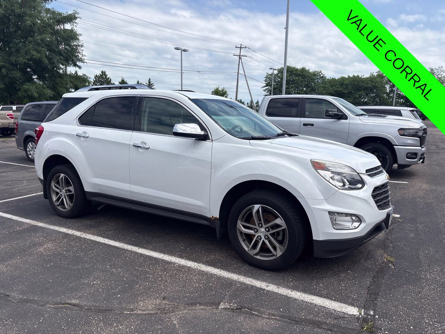 2017 Summit White Chevrolet Equinox Premier AWD SUV