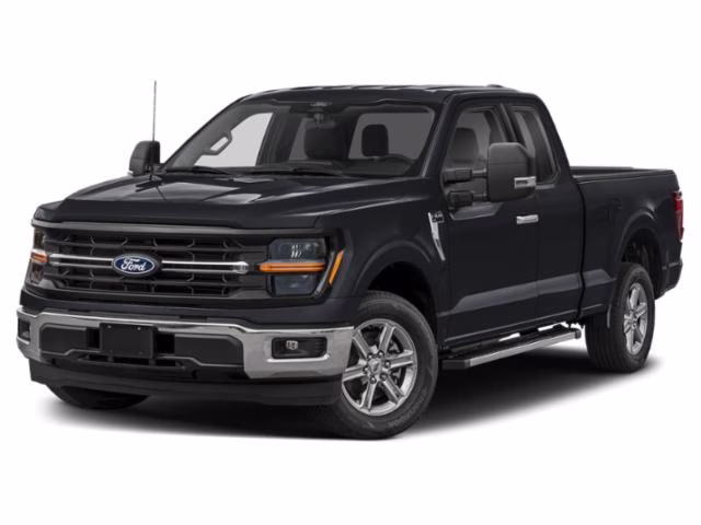 2025 Black Metallic Ford F-150 XLT RWD Truck