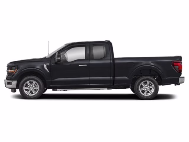 2025 Black Metallic Ford F-150 XLT RWD Truck