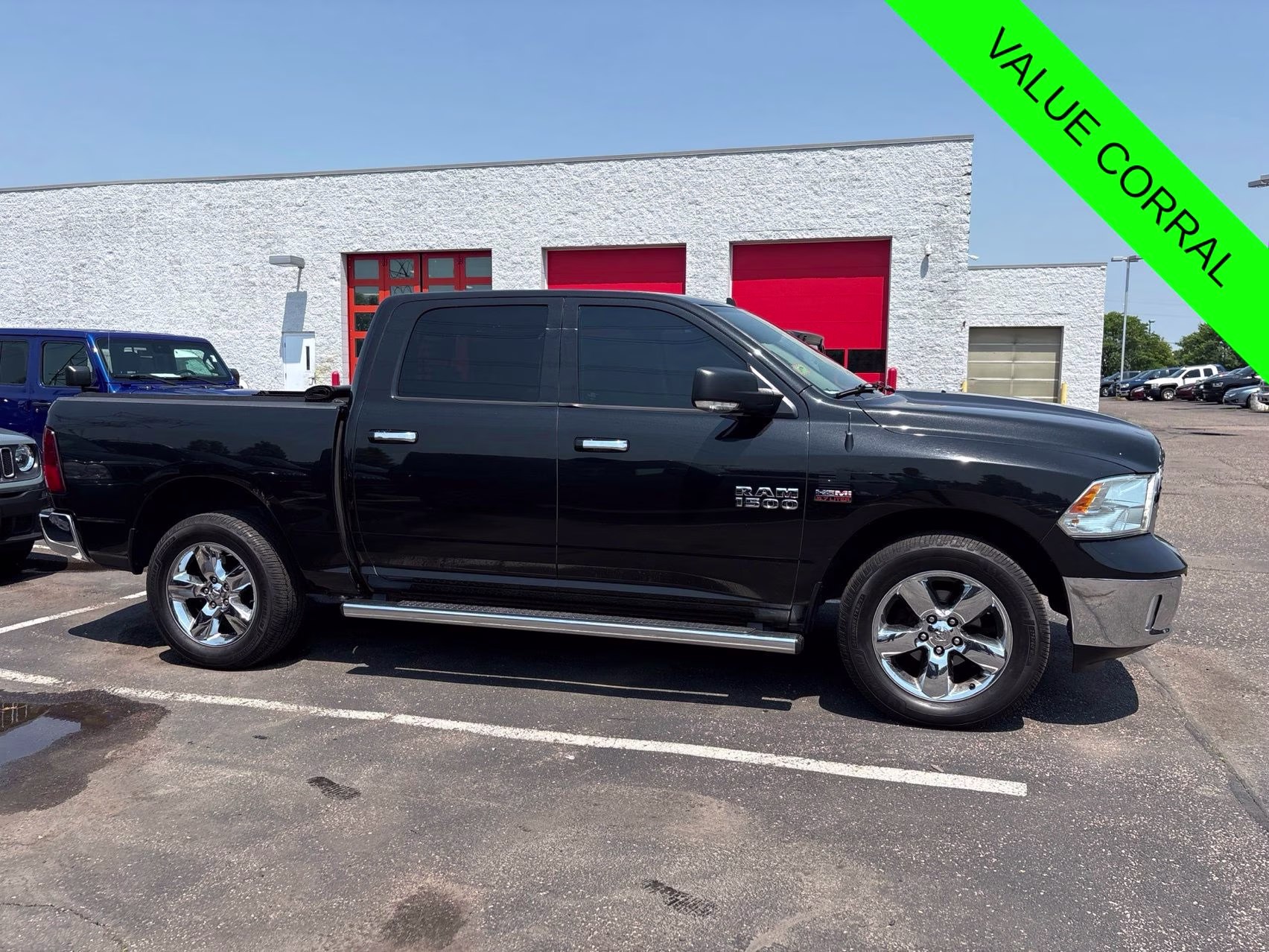 2015 Brilliant Black Crystal Pearlcoat Ram 1500 Big Horn 4X4 Truck