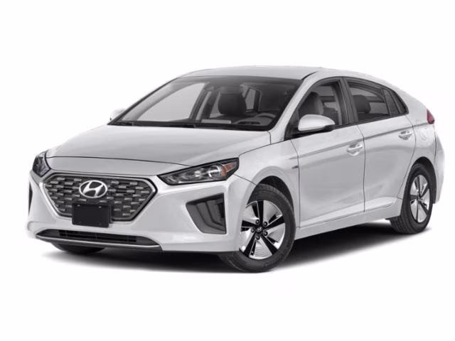 2020 Ceramic White Hyundai Ioniq Hybrid Blue FWD Hatchback