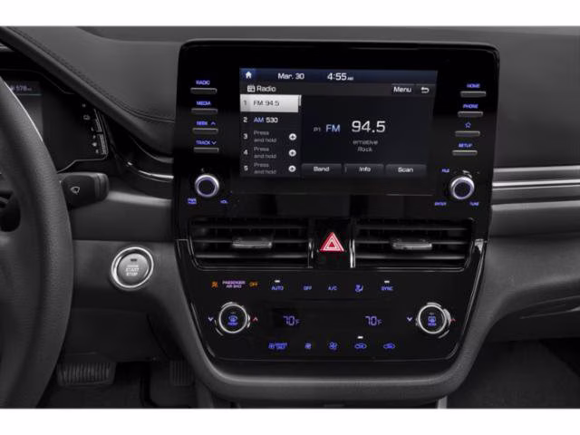 2020 Ceramic White Hyundai Ioniq Hybrid Blue FWD Hatchback