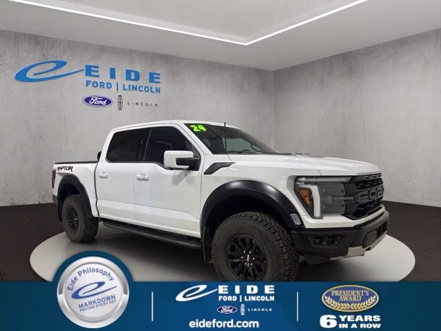 2024 Oxford White Ford F-150 Raptor 4X4 Truck