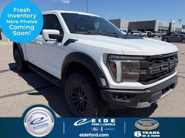 2024 White Ford F-150 Raptor 4X4 Truck