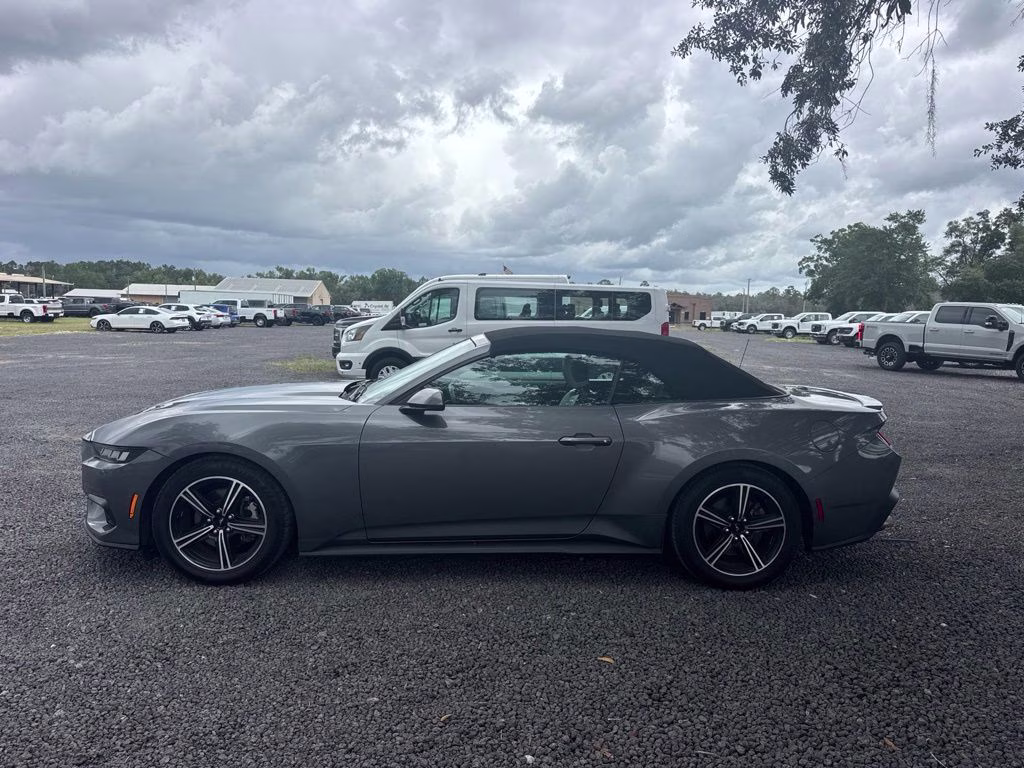 2024 Gray Metallic Ford Mustang EcoBoost Premium RWD Convertible