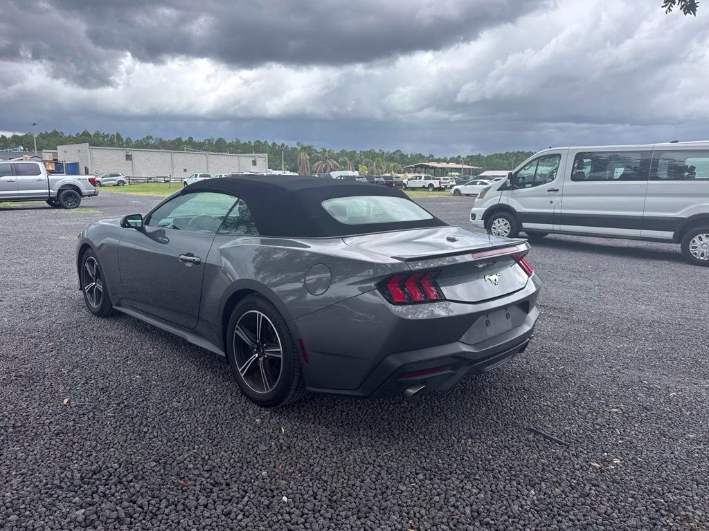 2024 Gray Metallic Ford Mustang EcoBoost Premium RWD Convertible
