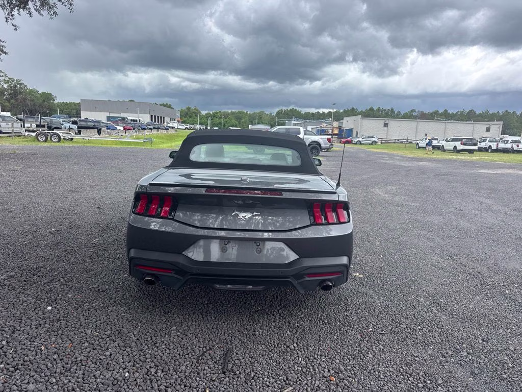 2024 Gray Metallic Ford Mustang EcoBoost Premium RWD Convertible