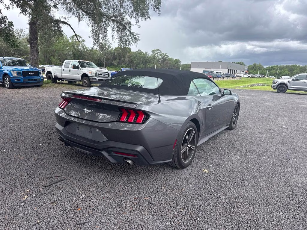 2024 Gray Metallic Ford Mustang EcoBoost Premium RWD Convertible