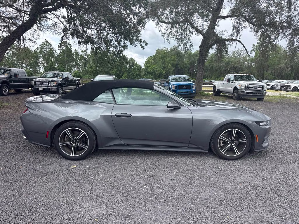 2024 Gray Metallic Ford Mustang EcoBoost Premium RWD Convertible